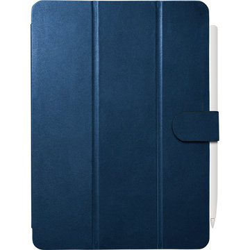 iPad Pro 11インチ用3アングルレザーケース ブルー