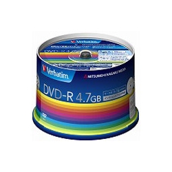 DVD-R(Data) 4.7GB 16X スピンドル50Pホワイト