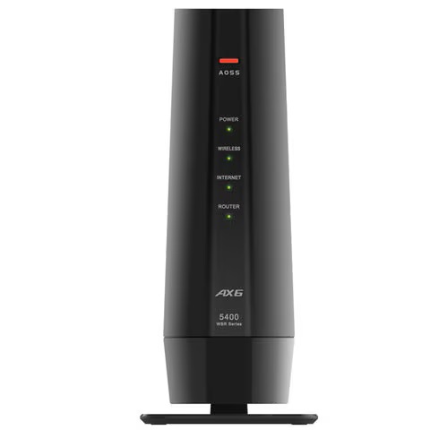 無線LAN親機 WiFiルーター 11ax/ac/n/a/g/b 4803+573Mbps WiFi6/Ipv6対応 ネット脅威ブロッカー2ベーシック搭載 ブラック
