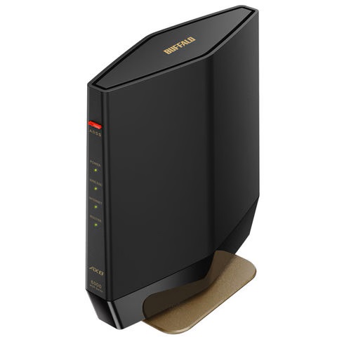 無線LAN親機 WiFiルーター 11ax/ac/n/a/g/b 4803+1147Mbps WiFi6/Ipv6対応 ネット脅威ブロッカー2ベーシック搭載 マッドブラック
