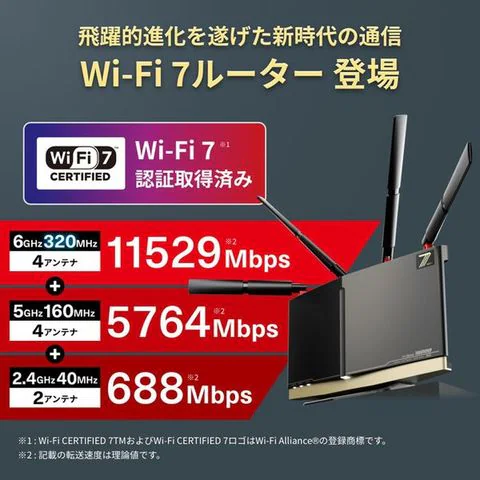 バッファロー 無線LAN親機 11529+5764+688Mbps