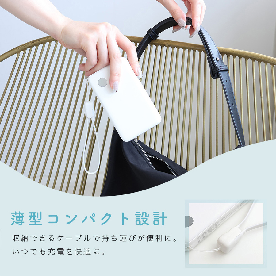  ></p>     <div class=description>薄型でコンパクト設計、付属ケーブルの端子部分を収納するストラップが付属しているので、ケーブル忘れの心配もありません。</div>   </div>   <div class=pointPt02>     <p class=ttlTypeN ttl-c03  ttlFont-W>残量表示</p>     <p class=single><img src=https://shop.hikaritv.net/contents/shop/plala/campaign/d_cabinet/rich/2010126954_4.jpg alt=