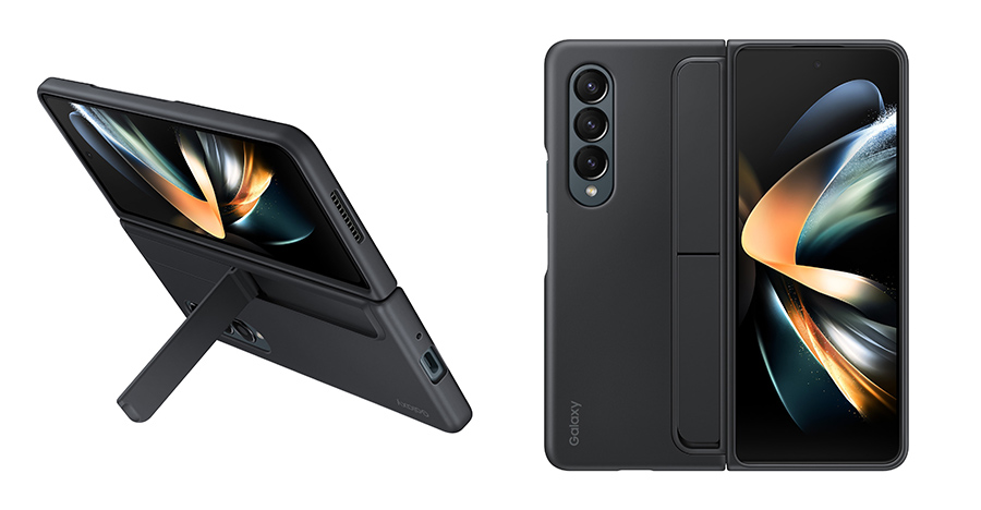 ><br><br>キックスタンドはハンズフリーで快適に動画視聴などをお楽しみいただけます。<br><br>【商品概要】<br>付け替え可能なFold専用のSペンFold Editionホルダーおよびキックスタンドが付属しています。<br>用途に合わせて自由に付け替えでき、様々なユースケースでご利用いただけるカバーです。<br>Sペンをかんたんに持ち運べるので、いつでもどこでもメモやお絵描きすることが可能です。<br>キックスタンドはハンズフリーで快適に動画視聴などをお楽しみいただけます。<br><br><br>【商品仕様】<br>サイズ：W63.4×D19.2×H157.6mm<br>重量：21.5g<br>素材：PC、TPU、PU、磁石<br><br><br>【ご使用においての注意事項】<br>●製品対応機種でのみご利用いただけます。<br>●本製品は消耗品です。<br>●初期不良の場合のみ交換可能です。<br>●使用上の不注意による破損や汚れは保証対象外になります。<br>●保証適用には製品の購入証明ができるものの提示が必要になります。<br>●ワイヤレス充電をご利用時に正常に充電されない場合は、本製品を外してご利用ください。<br>●フロントカバーの粘着シールを剥がしてから装着してください。<br>●Sペン、キックスタンド単体の販売は行っておりません。<br><br><br><br><br>docomo select Galaxy Z Fold4 ケース SC-55C 手帳型 ブラック Sペン収納 スタンド Standing Cover with Pen カバー 純正<br>※この商品は配送日指定されても無効となり最短出荷となります。</div>
				<!--  /CMS編成：商品情報  -->
			</div>
			<div class=