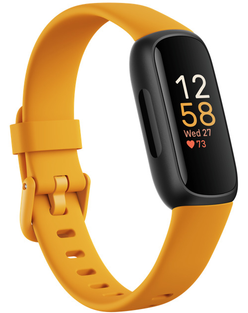 ネット限定】 Fitbit Inspire 3 モーニンググロー／ブラック(オレンジ