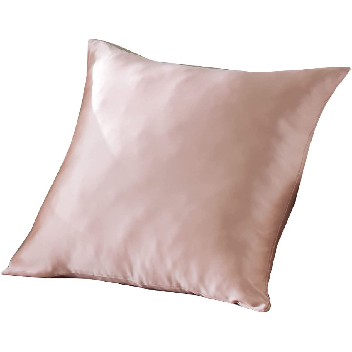 Silk Collection シルク100％のクッションカバー 45×45cm ピンク