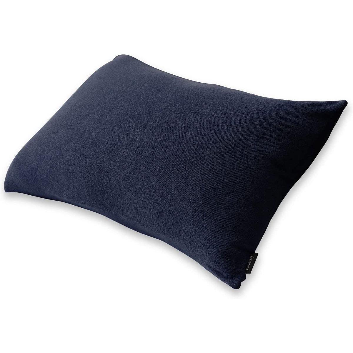 さらっと快適 天然素材 (綿100％) タオルの枕カバー 43×90cm ダークネイビー
