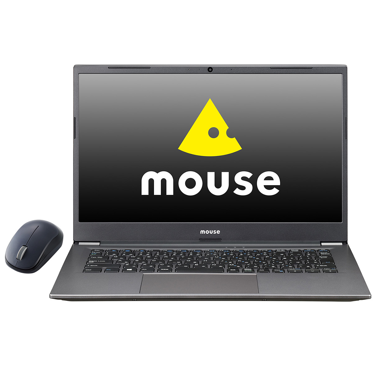 【マウスセット】ノートPC (Celeron 4GB eMMC64GB WPSOffice 14型)＋BlueLEDマウス/EPRIM/無線/3ボタン/ブラック
