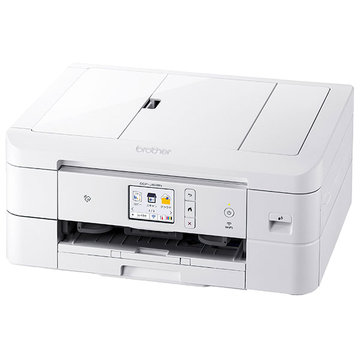 【お得セット】A4インクジェット複合機 (ホワイト/WiFi/2021モデル)+インクカートリッジ 4色パック
