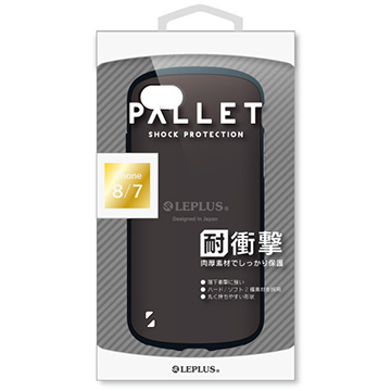 iPhone 8/7 耐衝撃ケース「PALLET」 ブラック