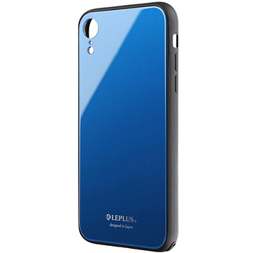ひかりｔｖショッピング Iphone Xr 背面ガラスシェルケース Shell Glass ブルー Lp Ipmgsbl Msソリューションズ