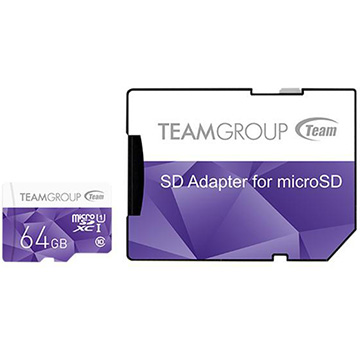SDXC MicroSD SDアダプタ付き 64GB 10年保証