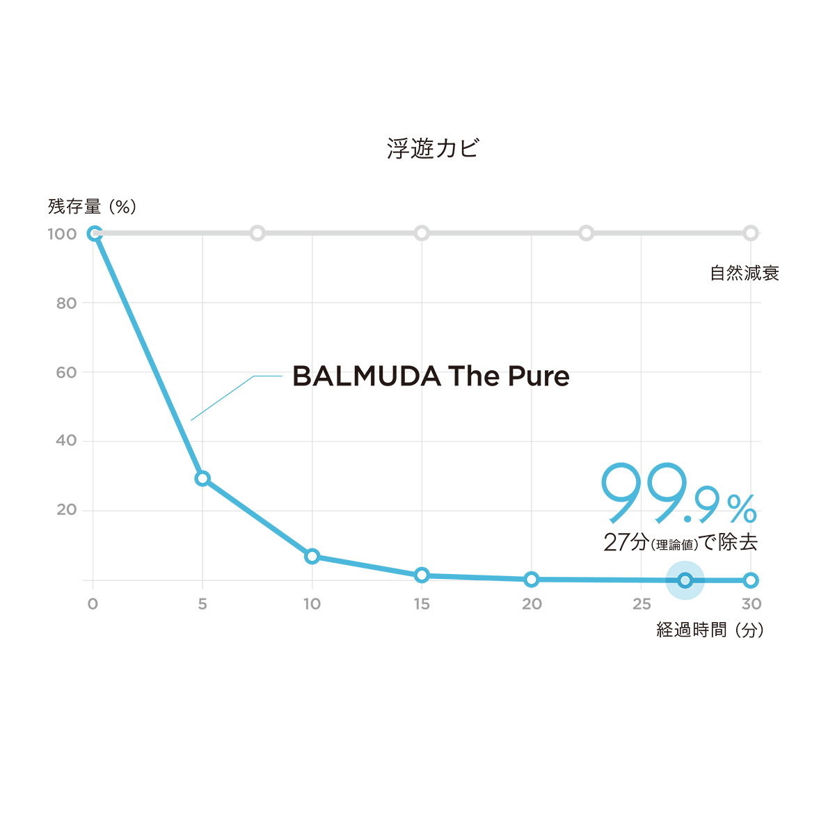 「BALMUDA The Pure」 ザ・ピュア 空気清浄機 ダークグレー