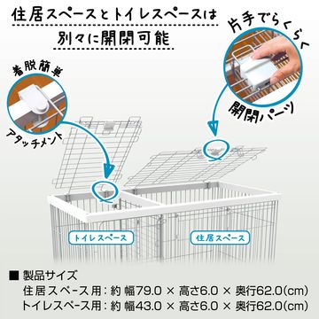 ひかりｔｖショッピング トイレのしつけが出来る ドッグルームサークル ホワイト レギュラー専用屋根面 株式会社 ペティオ