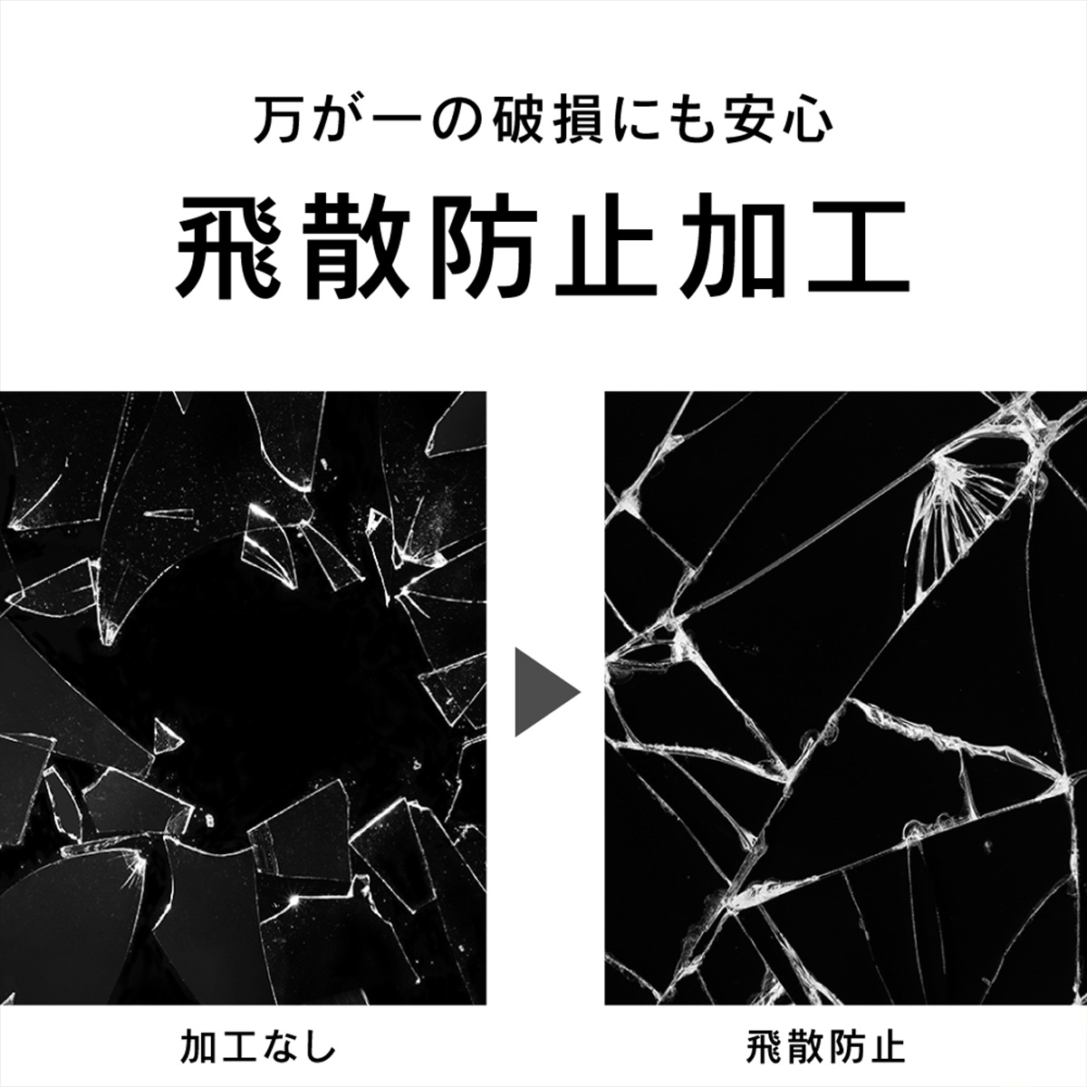 iPhone 13 / 13 Pro フルクリア 高透明 画面保護強化ガラス
