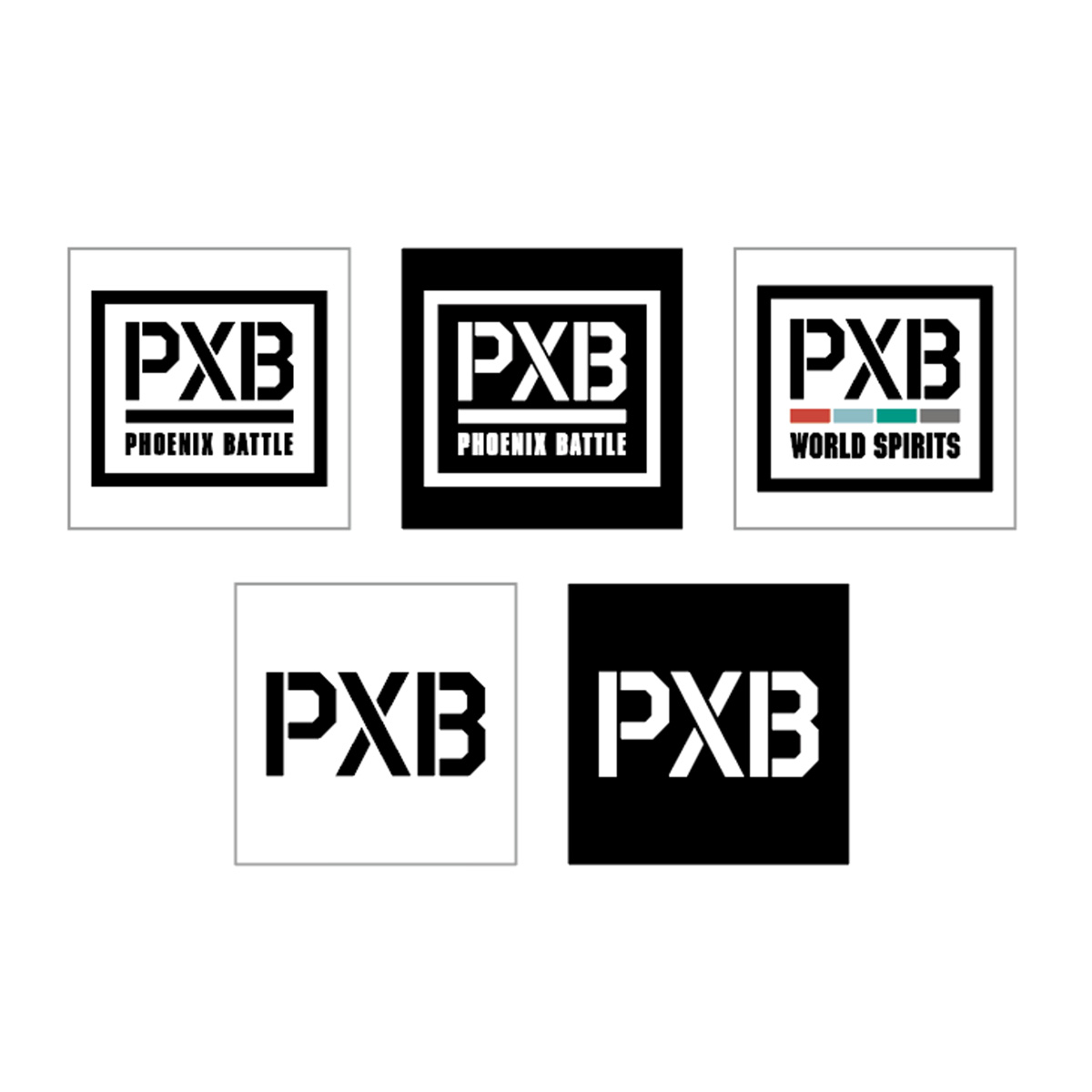 PXB オリジナルステッカー 5種セット