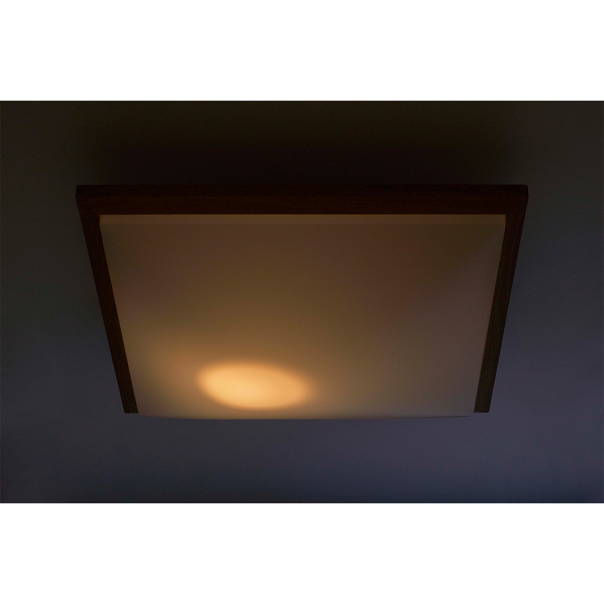 LuminousLED LEDシーリングライト 縦・横550mm 調光調色 ~14畳 木目枠スクエアタイプ