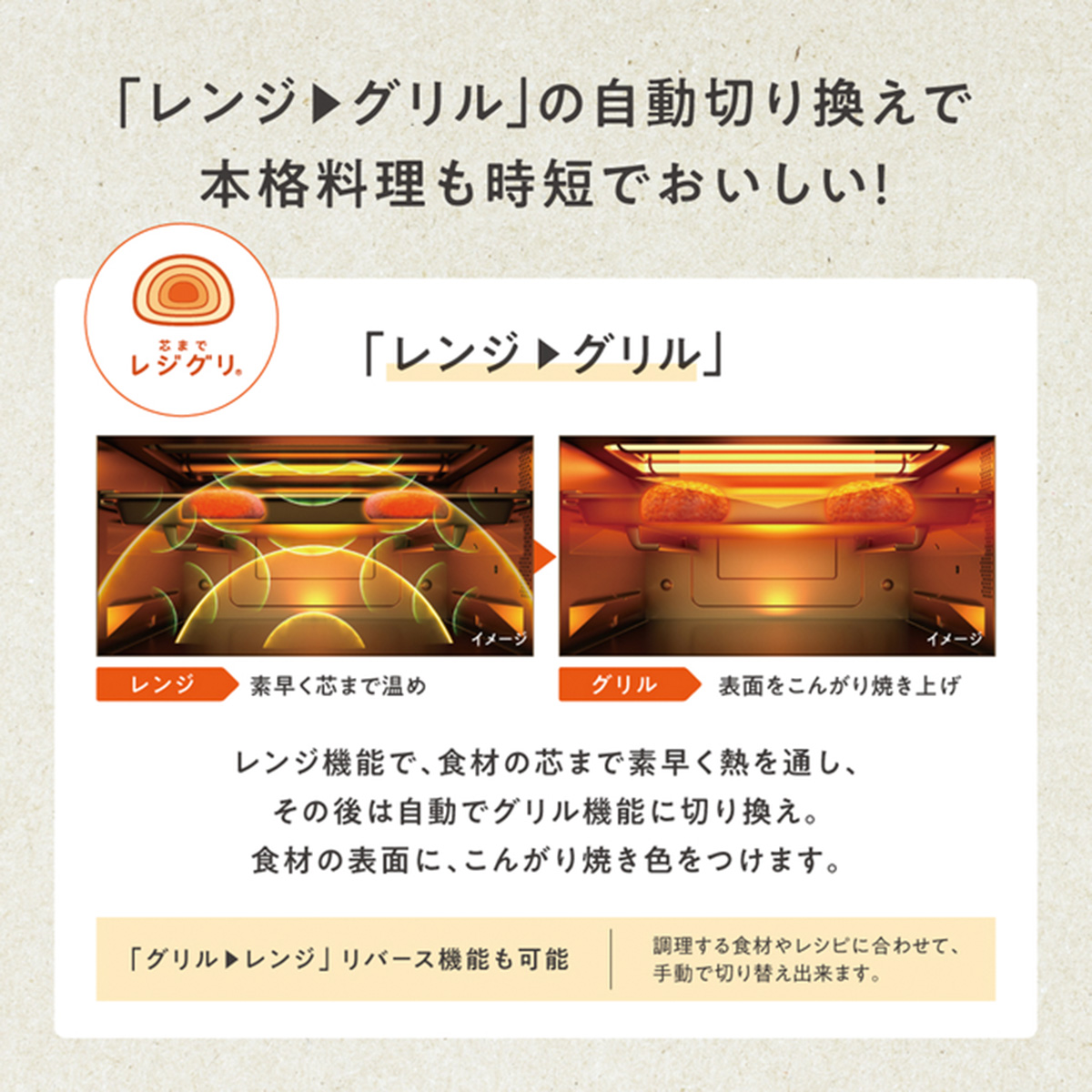 ZOJIRUSHI オーブンレンジ EVERINO エブリノ 26L スレートブラック