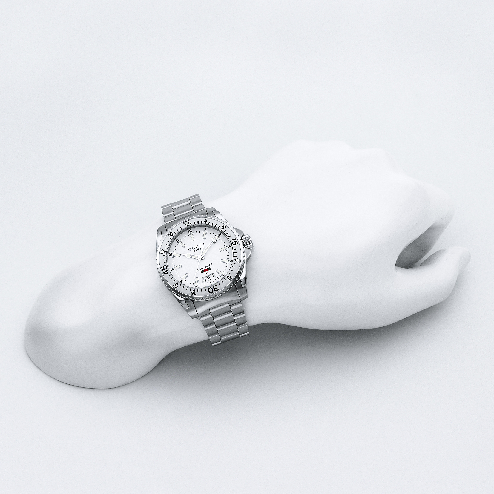 ■腕時計 ＤＩＶＥ メンズ ホワイト