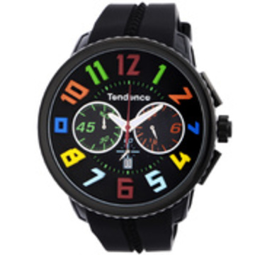 ■腕時計 ガリバーラウンドレインボー ユニセックス ブラック