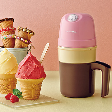 アイスクリームメーカー ピンク