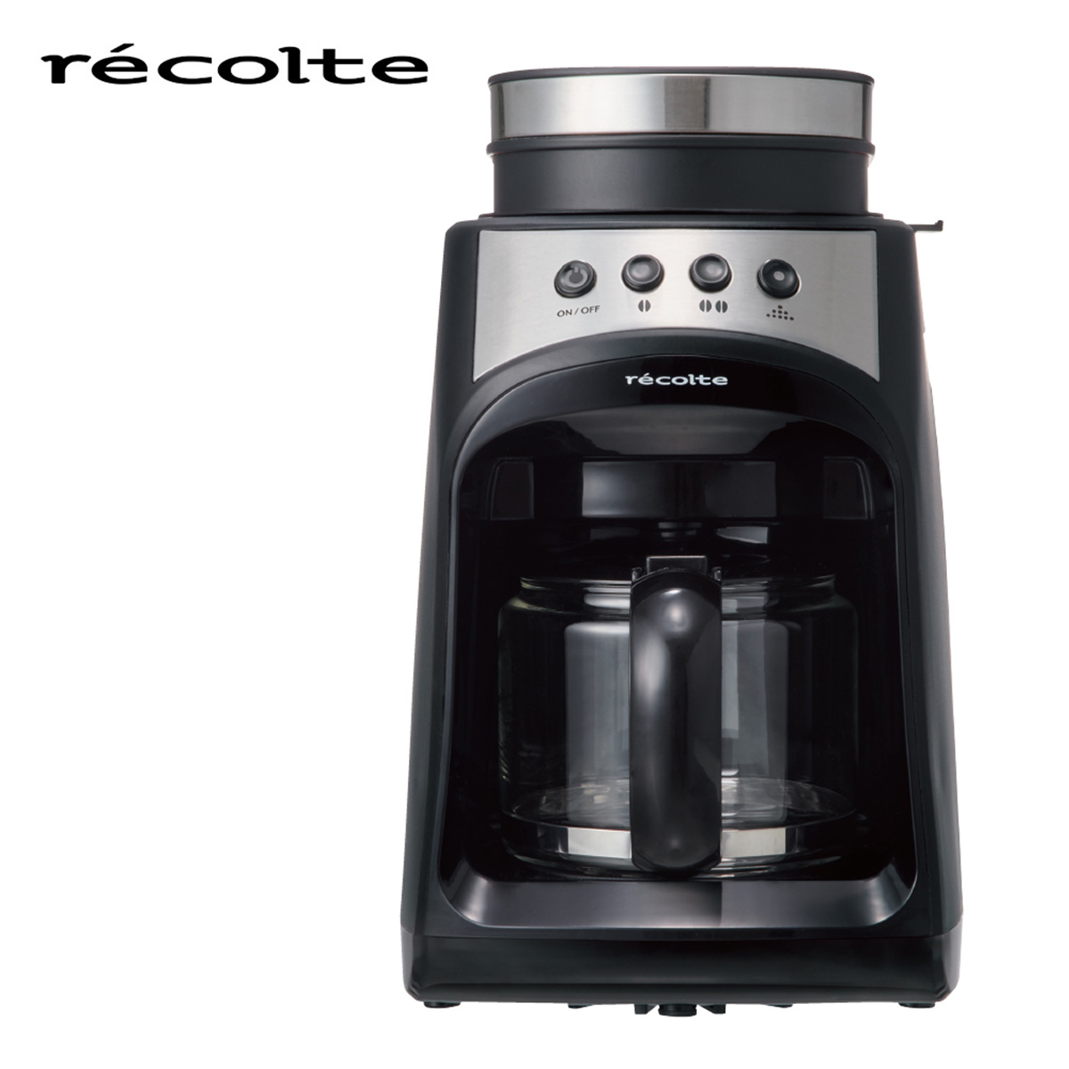 recolte(レコルト) レコルト グラインド＆ドリップ コーヒーメーカー フィーカ ブラック RGD-1-BK