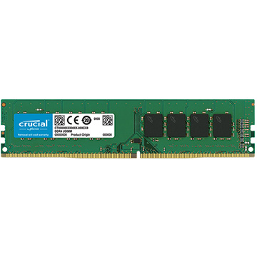 8GB DDR4 2400 MT/s (PC4-19200) CL17 SR x8 Unbuffered DIMM 288ピン Single Ranked