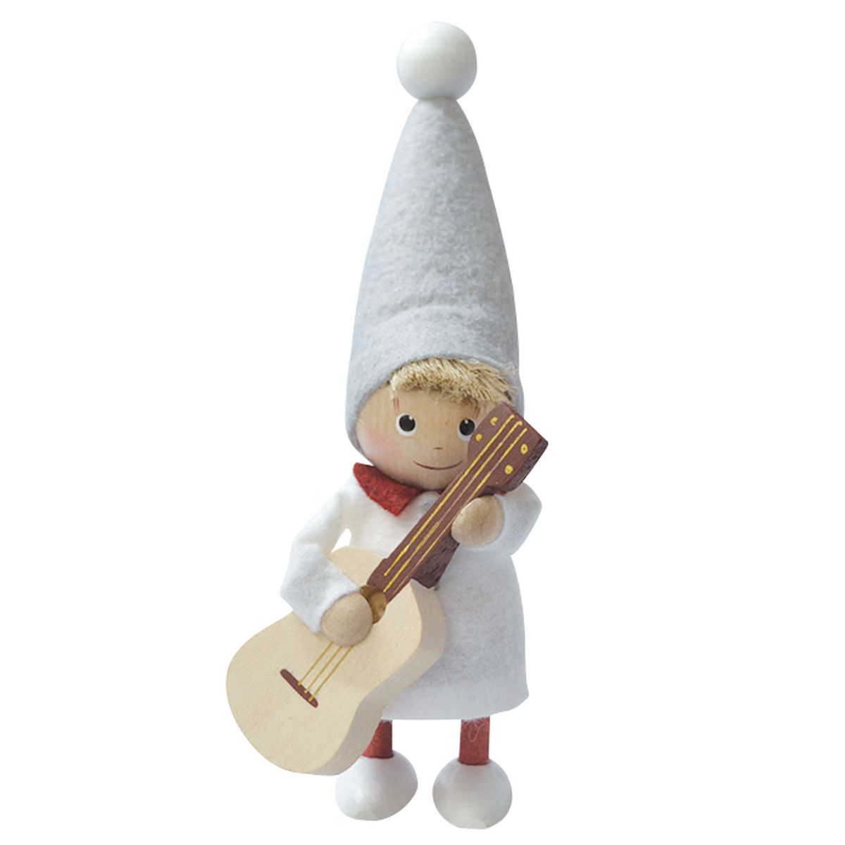 ノルディカ ニッセ クリスマス 木製人形 ギターを持った男の子 サイレントナイト