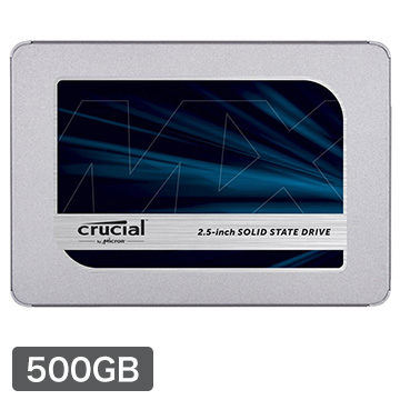 内蔵SSD MX500 500GB SATA 2.5インチ 7mm (with 9.5mm adapter)