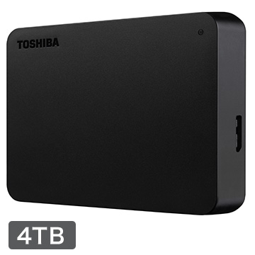 TOSHIBA 外付け ポータブルハードディスク 4TB HDAD40AK3-FP 