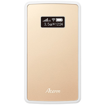 Aterm MP02LN CW Wi-Fi モバイルルーター シャンパンゴールド [SIMフリールーター]