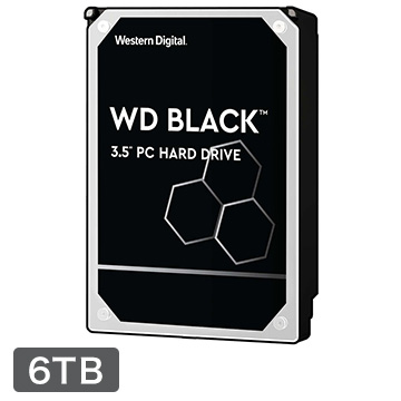 wd black シリーズ 3 5インチ 内蔵hdd 6tb 7200rpm wd6003fzbx r