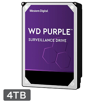 ■WD Purple シリーズ 24時間対応HDD 3.5インチ 4TB