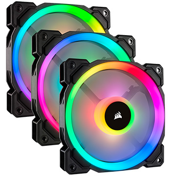 Corsair PCケース LL120 RGB 3Fan Pack with Lighting Node PRO CO-9050072-WW 