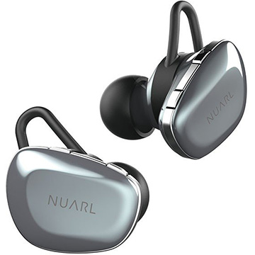 NUARL N6 完全ワイヤレスイヤフォン シルバー