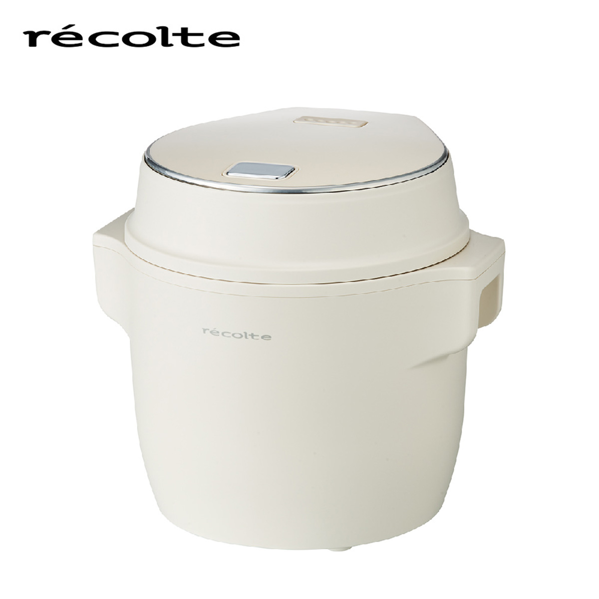 recolte(レコルト) コンパクトライスクッカー ホワイト RCR-1(W)