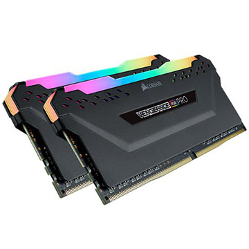 ■デスクトップ用メモリ DDR4 2666MHz 16GB(8GB×2枚) 288 DIMM RGB PRO black