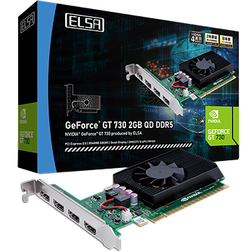 グラフィックボード GeForce GT 730 2GB QD DDR5