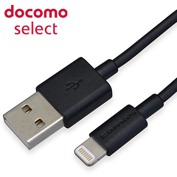 USB A to Lケーブル/1.0m/ブラック