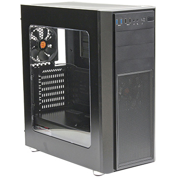 ［在庫限り］PCケース Versa H26 Black /w casefan + 500W For PCD