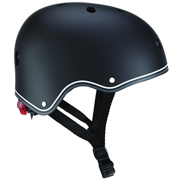 ■LEDライト付きヘルメット/48-53/ブラック