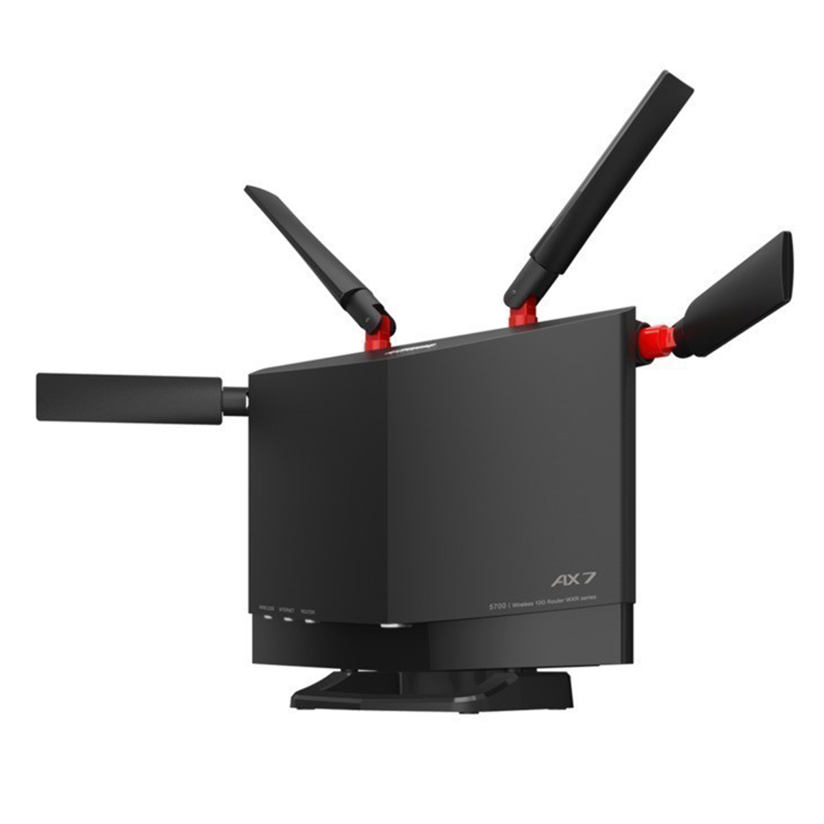 無線LAN親機 WiFiルーター 11ax/ac/n/a/g/b 4803+860Mbps WiFi6/Ipv6対応 ブラック