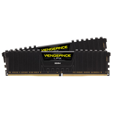 VENGEANCE LPX 32GB (2x16GB) DDR4 DRAM 3200MHz C16 メモリーキット　ブラック