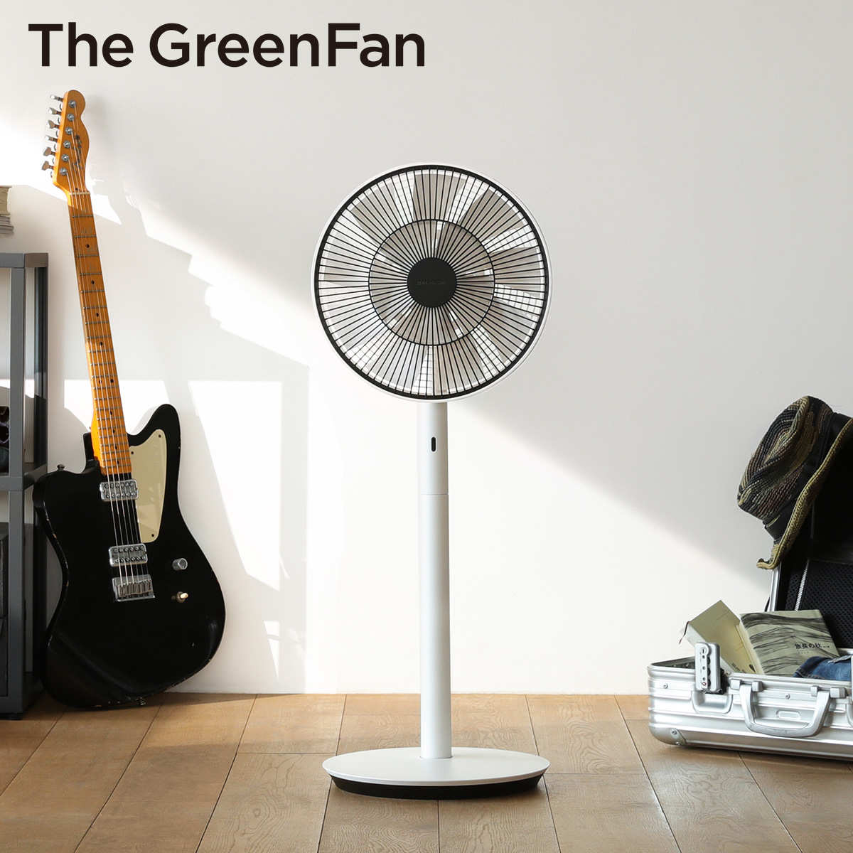 バルミューダ 「BALMUDA The GreenFan」ザ・グリーンファン リビング扇風機 ホワイト×ブラック EGF-1700-WK