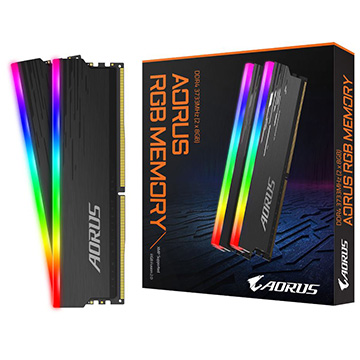 PCメモリー AORUS RGB Memory 16GB (2x8GB) 3733MHz
