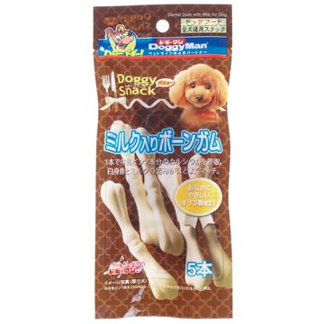 ひかりｔｖショッピング ドギースナックバリュー ミルク入ボーンガム 5本 ドギーマンハヤシ 株式会社