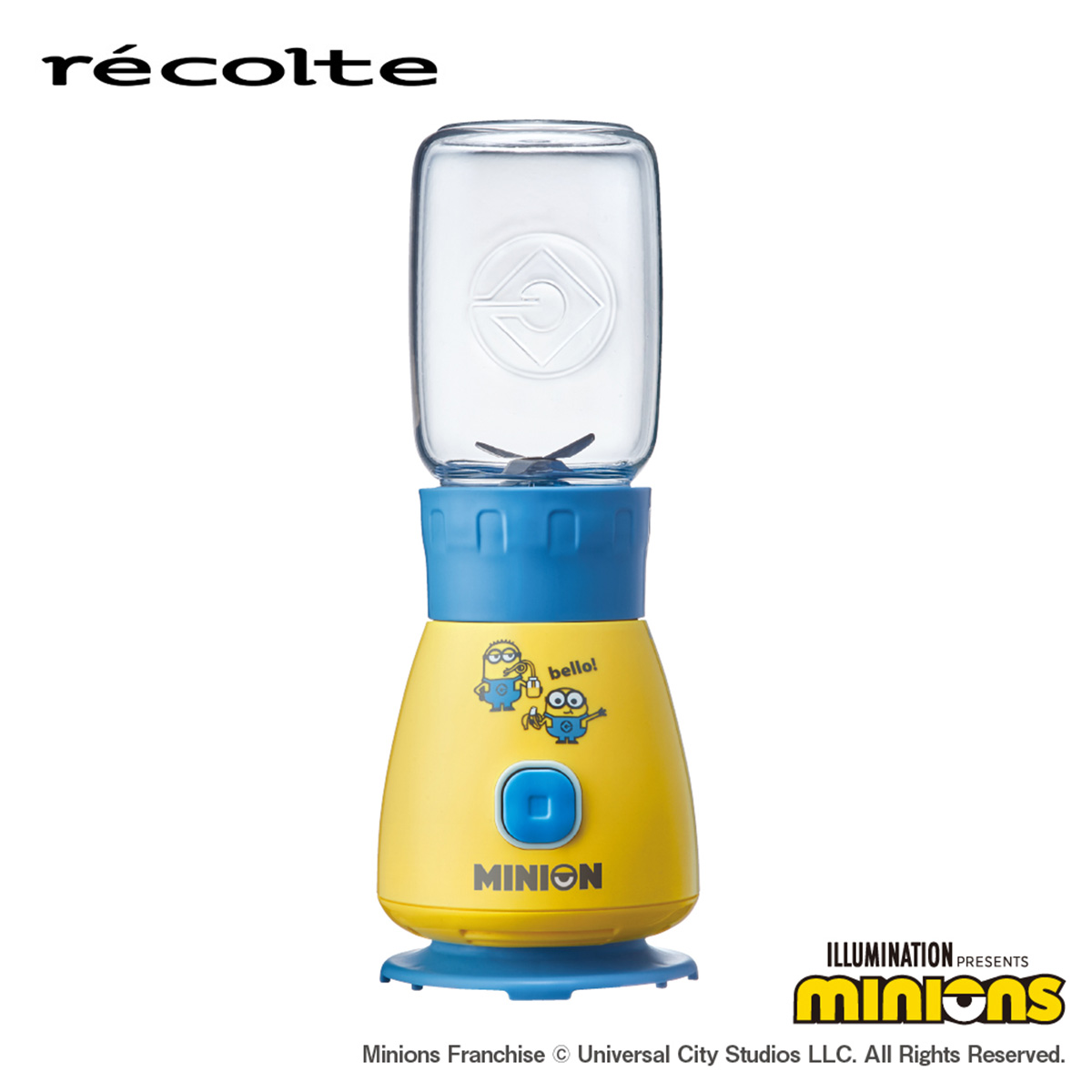 recolte(レコルト) ソロブレンダーソラン ミニオン イエロー＆ブルー RSB-3-MO