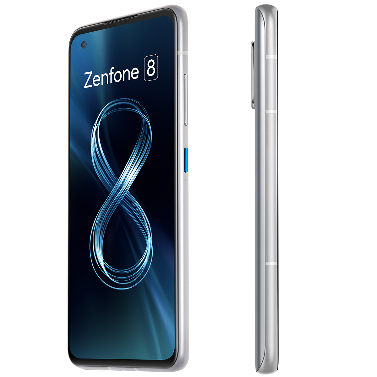 スマートフォン/携帯電話 スマートフォン本体 ZenFone 8　ホライゾンシルバー [SIMフリースマホ]　ZS590KS-SL256S8
