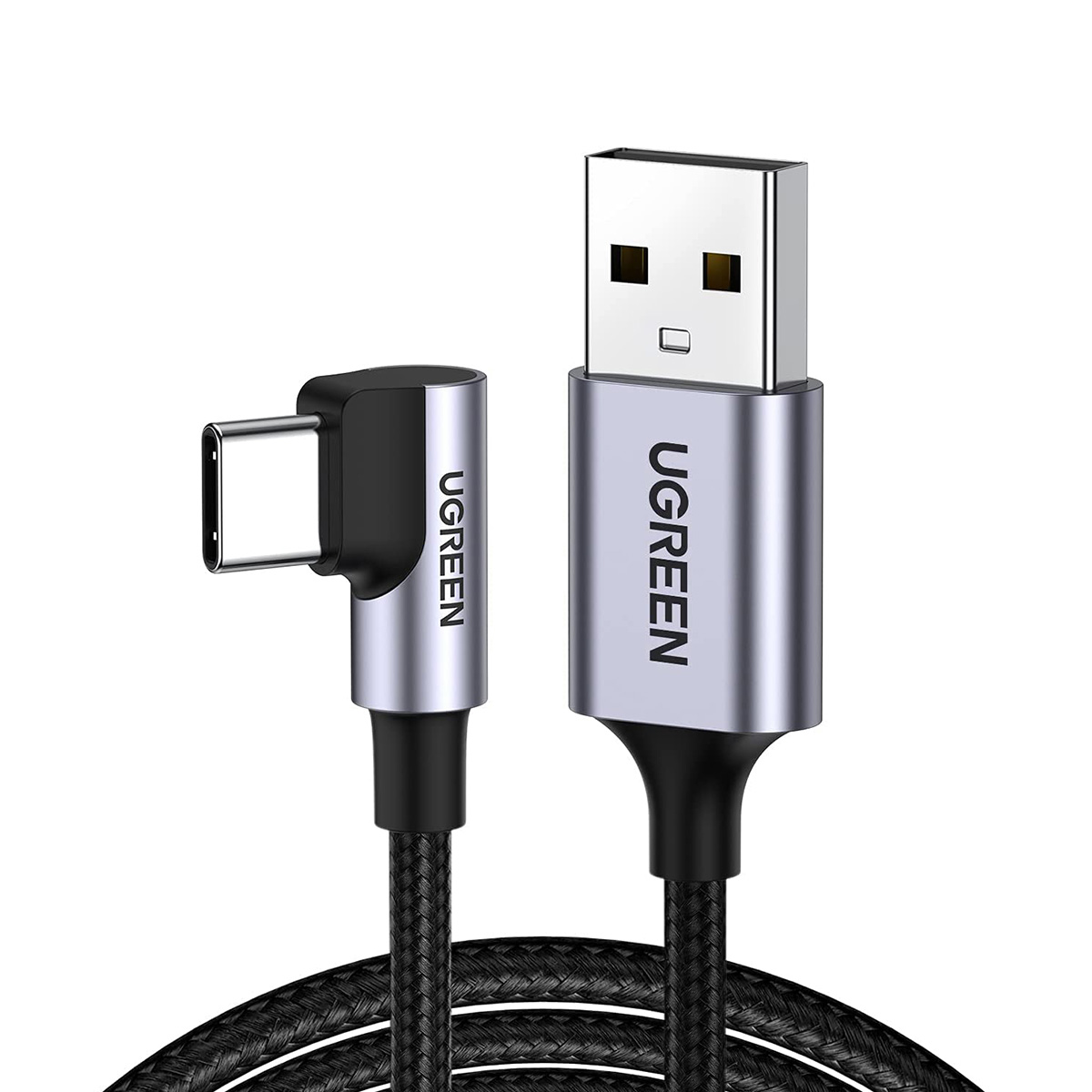 ■ USB-C (オス) To USB 2.0 A (オス) 3A データケーブル (L字型タイプ) 3m