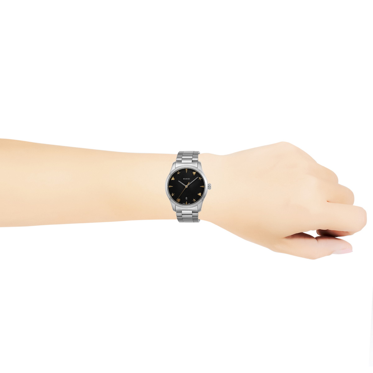 ■腕時計　メンズ　Gタイムレス　ブラック