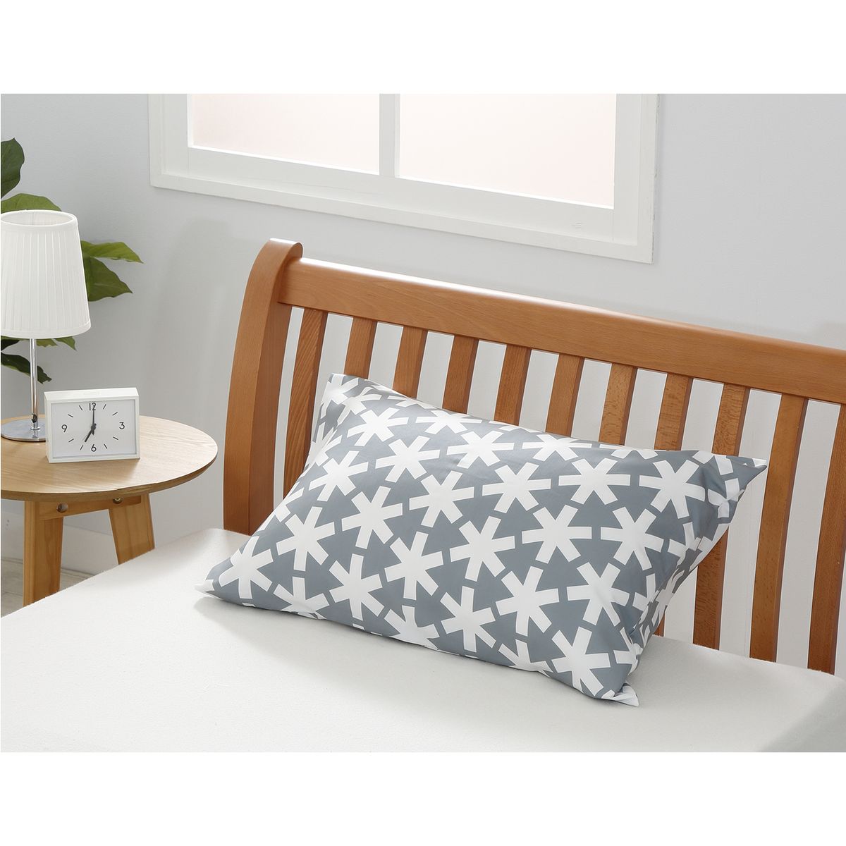 ひかりｔｖショッピング デザイナーズピローケース おしゃれ 北欧デザイン コーディネート グレー Pj 西川